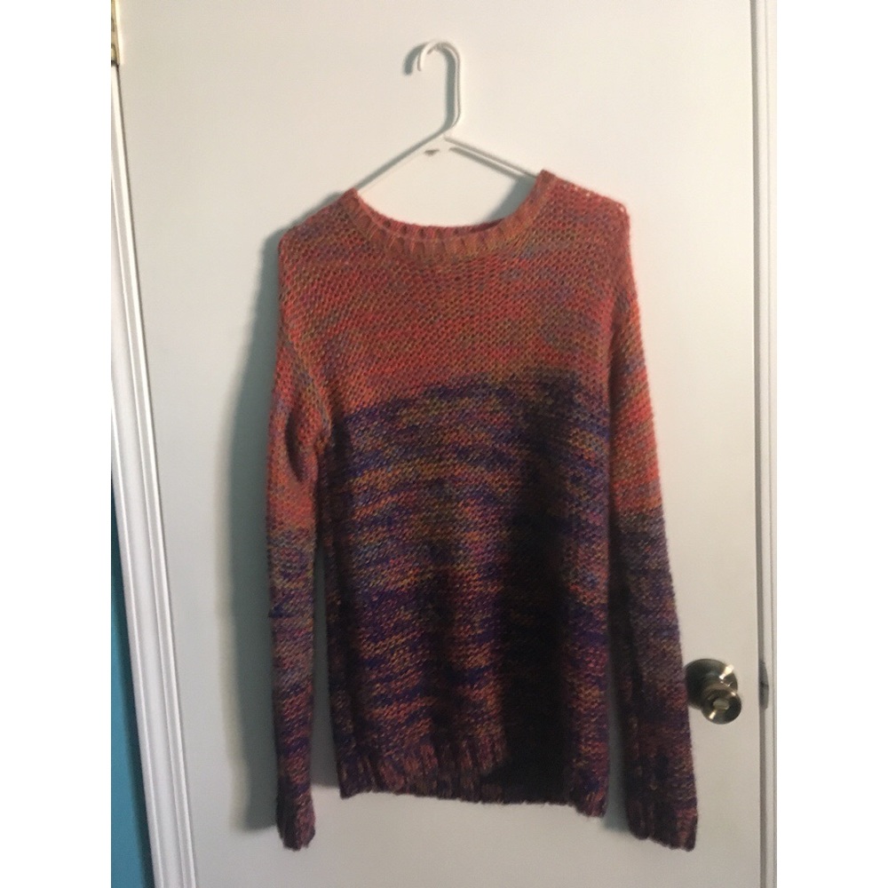 Multicolored speckled sweater